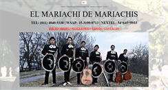 Desktop Screenshot of mariachisyserenatas.com.ar